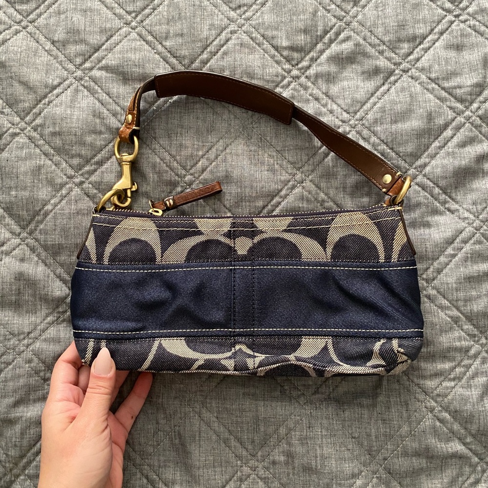 Vintage Denim Coach Purse